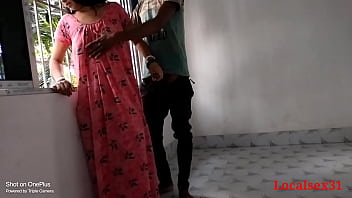 A Bengali housewife engages in sexual activity with her student, as documented in an official video by Localsex31.